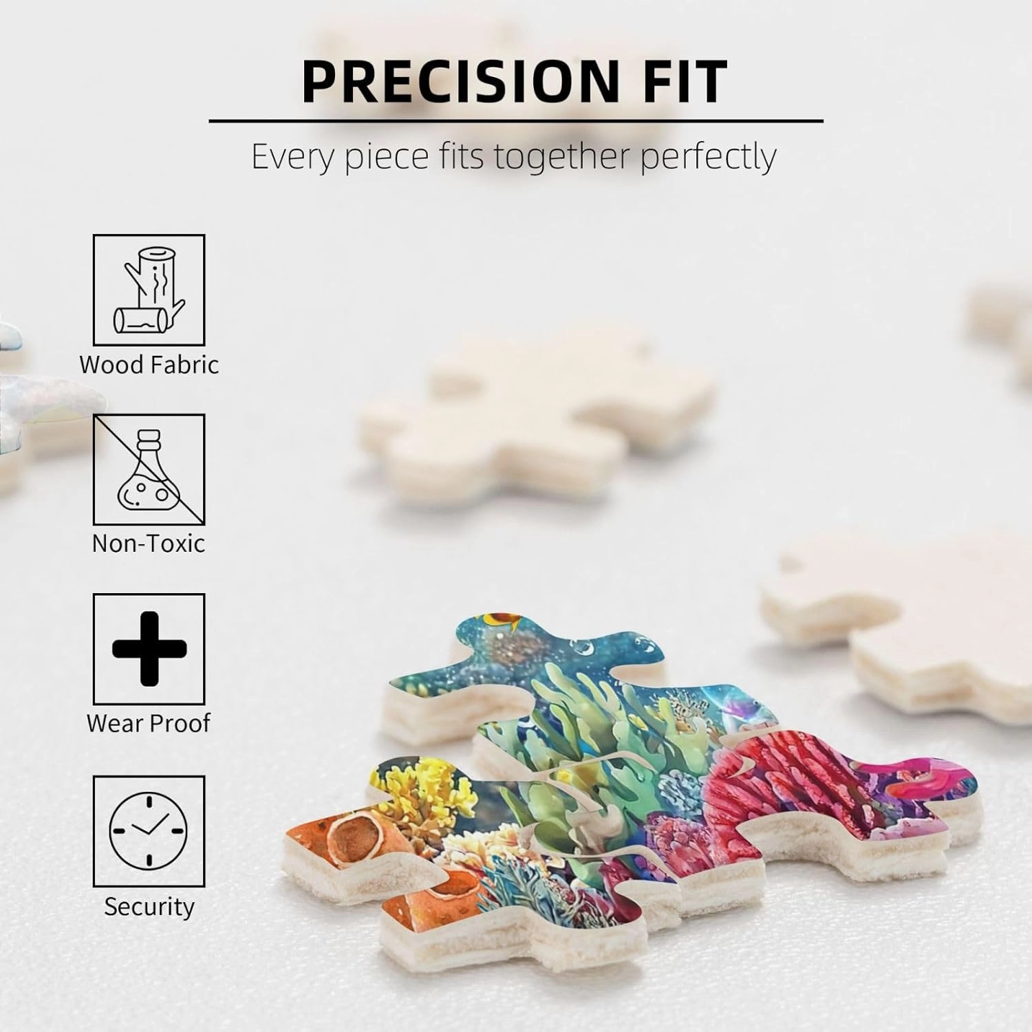 Sea Turtle Puzzles for Adults 500 Pieces Ocean Beach Turtle Jigsaw Puzzle Seascape Animal Art Wooden Puzzle for Challenging Family Activity Games