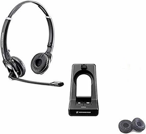 Sennheiser SD PRO2 ML Stereo (Duo), Compatible with Voice, Video and Conferencing Apps - Teams, Zoom, Webex, Plug-n-Play, Desk Phone, Mac, PC Microsoft Skype/Lync, Cushions Included