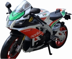SHAYANZI Mini Simulation Motorcycle Toys 1/12 for Aprilia RSV4 RR1000 Toy Motorcycle RMZ City Diecast Metal Miniature Model Adult Holiday Gifts for Boys