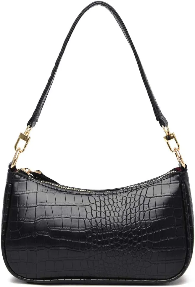 Shoulder Bag Retro Classic Purse Clutch Shoulder Tote HandBag with Zipper Closure for Women