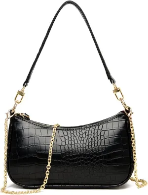Shoulder Bag Retro Classic Purse Clutch Shoulder Tote HandBag with Zipper Closure for Women