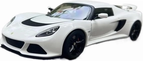 Simulation Car Model 1:18 for Autoart Lotus Exige S Simulation ABS Car Model Collection Display Home Decoration Mini Vehicles Toys(White)