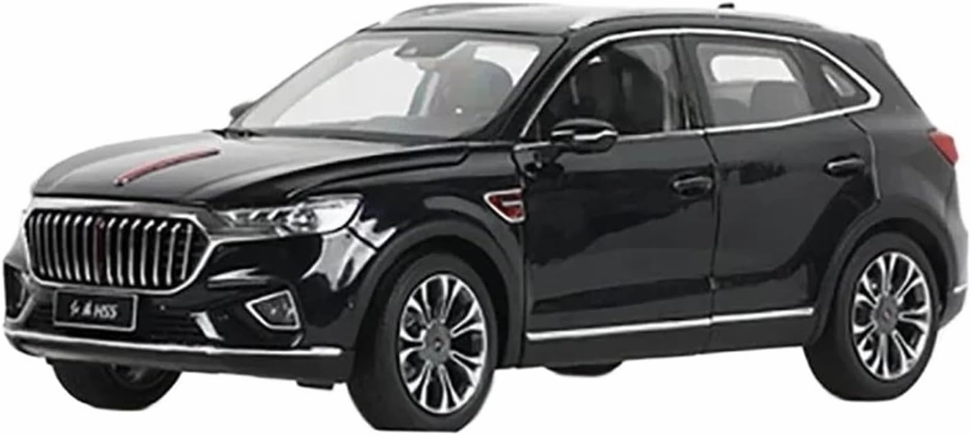 Simulation Car Model 1:18 for FAW Hongqi Hs5 Off-Road SUV Diecasts Alloy Car Model Static Finished Ornaments Mini Vehicles Toys(White)