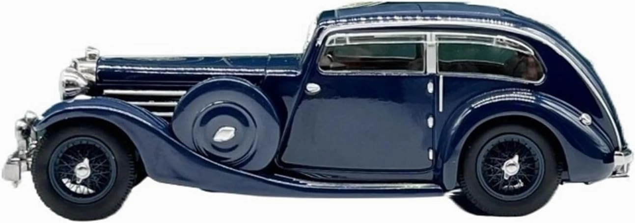 Simulation Car Model 1：18 for Jaguar SS1 Alloy Car Model Static Collections Nostalgic Ornaments Decorative Souvenirs Mini Vehicles Toys(Green)
