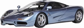 Simulation Car Model 1:18 for McLaren F1 XP5 Ice Blue Alloy Full Open Car Model Decorative Ornament Souvenirs Mini Vehicles Toys