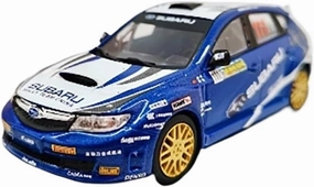 Simulation Car Model 1：43 for Japanese Subaru Impreza WRX Sti #111 Racing Alloy Sports Car Model Decorative Souvenirs Mini Vehicles Toys