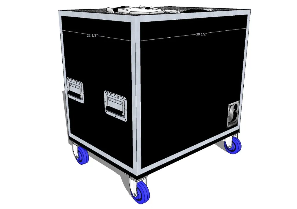 Single 24 inch Marching Bass Case
