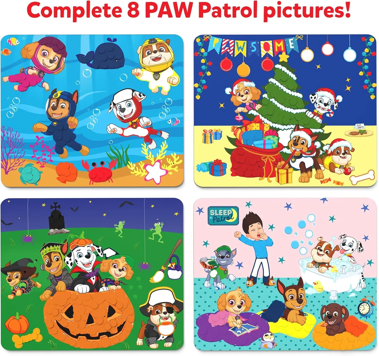 Skillmatics Dot It Sticker Activity - PAW Patrol, Mess-Free Fun for Kids, 500  Stickers, Craft Kits, DIY Activity, Travel Toys, Gifts for Boys & Girls Ages 3, 4, 5, 6, 7