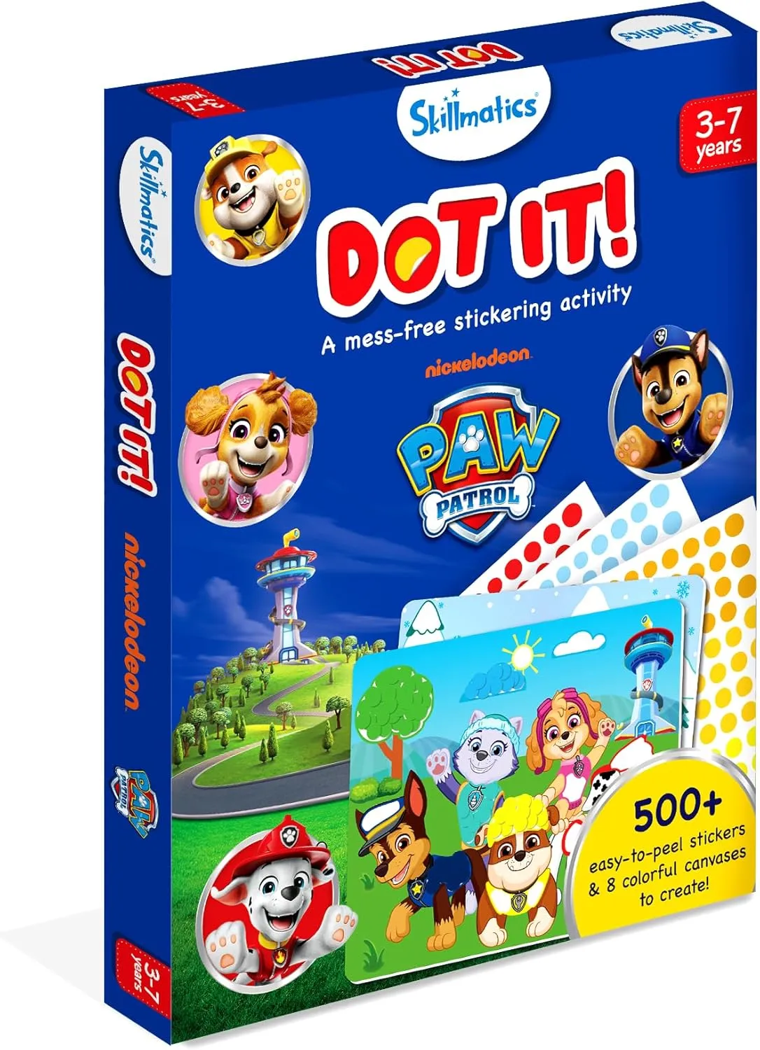 Skillmatics Dot It Sticker Activity - PAW Patrol, Mess-Free Fun for Kids, 500  Stickers, Craft Kits, DIY Activity, Travel Toys, Gifts for Boys & Girls Ages 3, 4, 5, 6, 7
