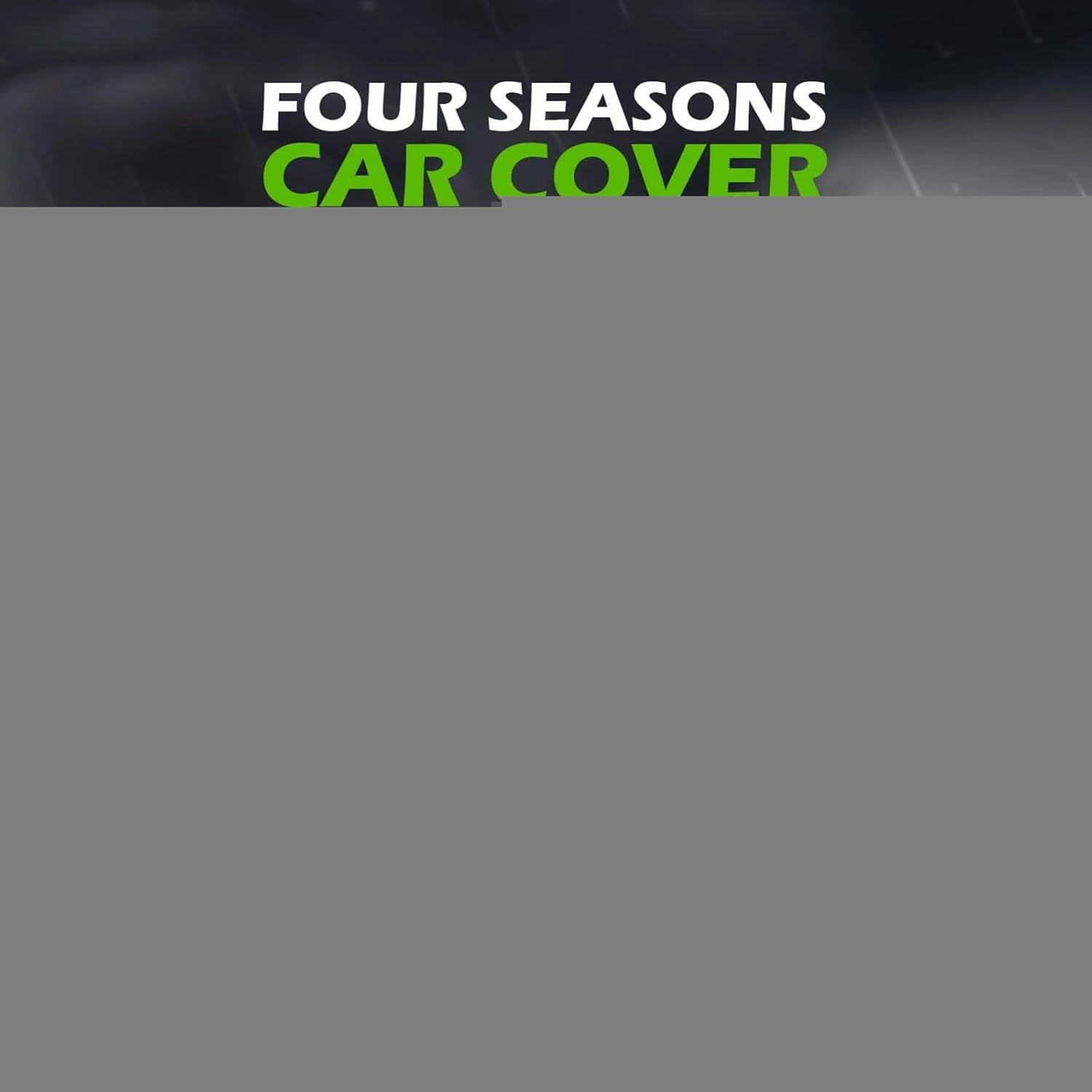 Snow Car Cover Compatible with Mazda CX-9/CX-90 2007-2024, Car Covers For Automobiles All Weather Waterproof Winter Full Exterior Covers Outdoor Car Covers With Zipper Door Reflective Strips(Silver-B)