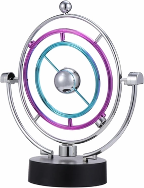 Sosoport 1 PC Magnetic Earth Model Decorative Artware for Learning and Stylish Home Adornment Battery Perpetual Motion Design for Science Enthusiasts and Classroom Demonstrations