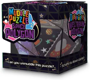 Space Polygon Fidget Toy Puzzle Cube in Space Design