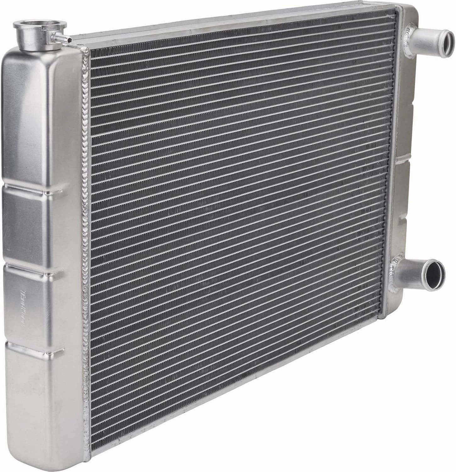 Speedway Motors 26-Inch Double Pass Aluminum Racing Radiator, S/B Chevy, Furnace-Brazed for Durability, Superior Performance, Double Pass Design with 2.25" Core, Efficient 1" Aluminum Tubes