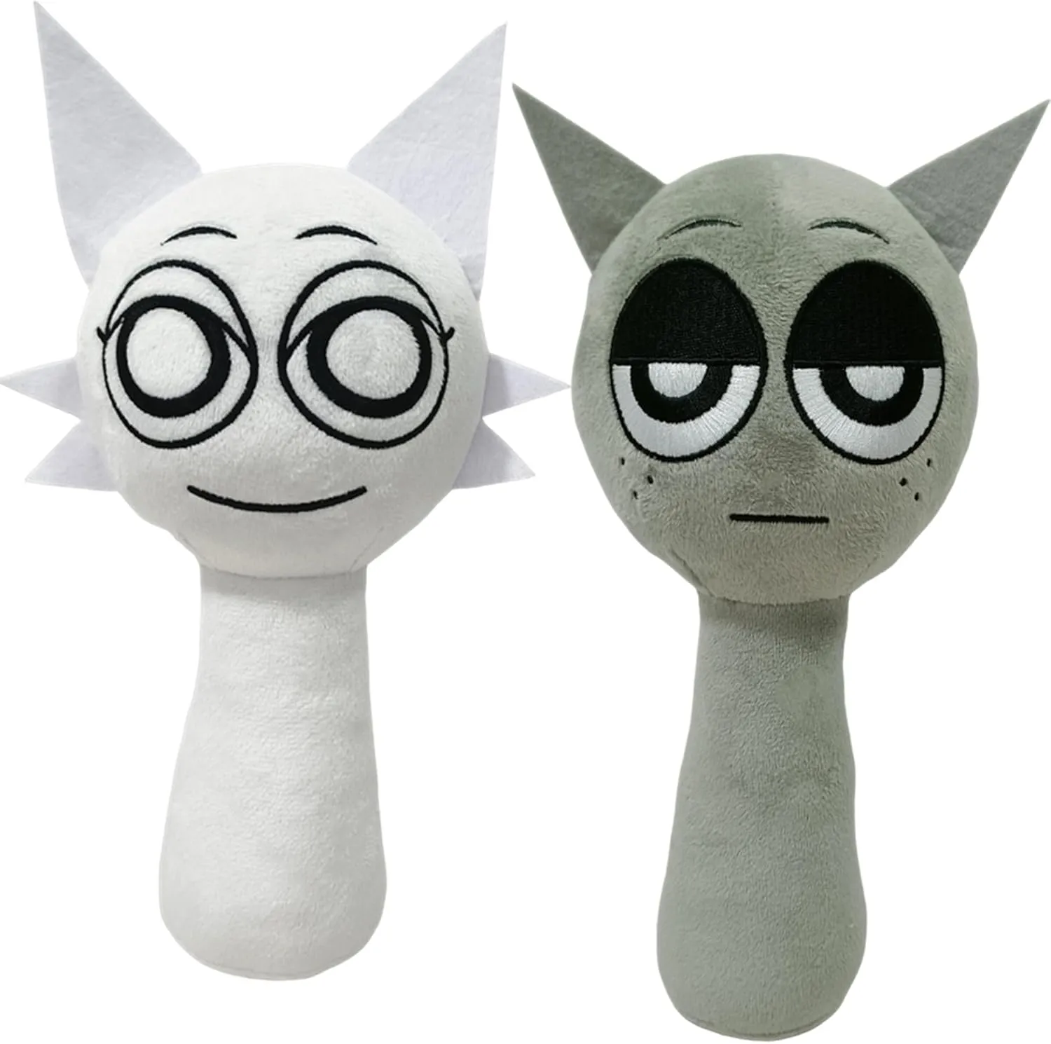 Sprunki Plush, 10'' Sprunky Wenda and Gray Plushies, Sprunk Soft and Funs Stuffed Toys Dolls for Fans and Friends Birthday