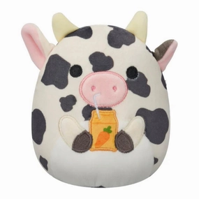 Squishmallows 5" Easter - Colin the Cow with Carrot Juice