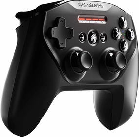 SteelSeries Nimbus  Bluetooth Mobile Gaming Controller with iPhone Mount - 50  Hour Battery Life - Made for iOS, iPadOS, tvOS (Renewed)