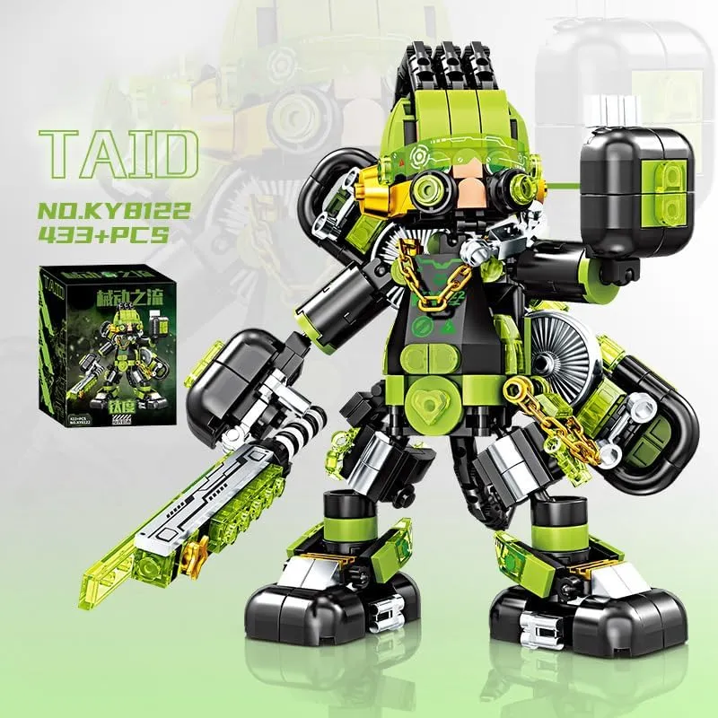 STEM Robot Building Toys for Kids Age 8-12 – 433 PCS Educational Construction Set, DIY Poseable Action Figure Building Blocks Kit, Science Engineering Toy Gift for Boys & Girls