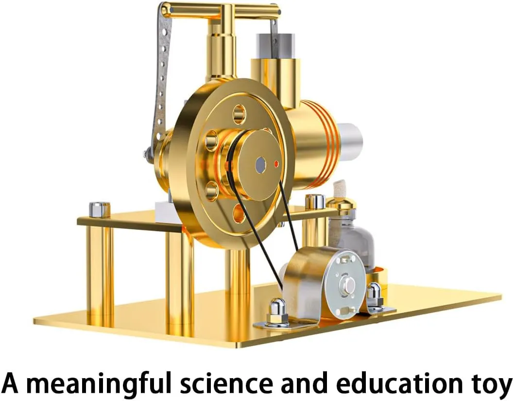 Stirling Engine Assembly Model Kit, ENJOMOR Metal Balance-Style Engine Model Set