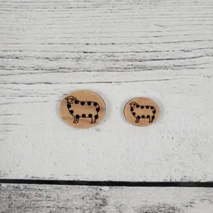 Stitchable Sheep Buttons