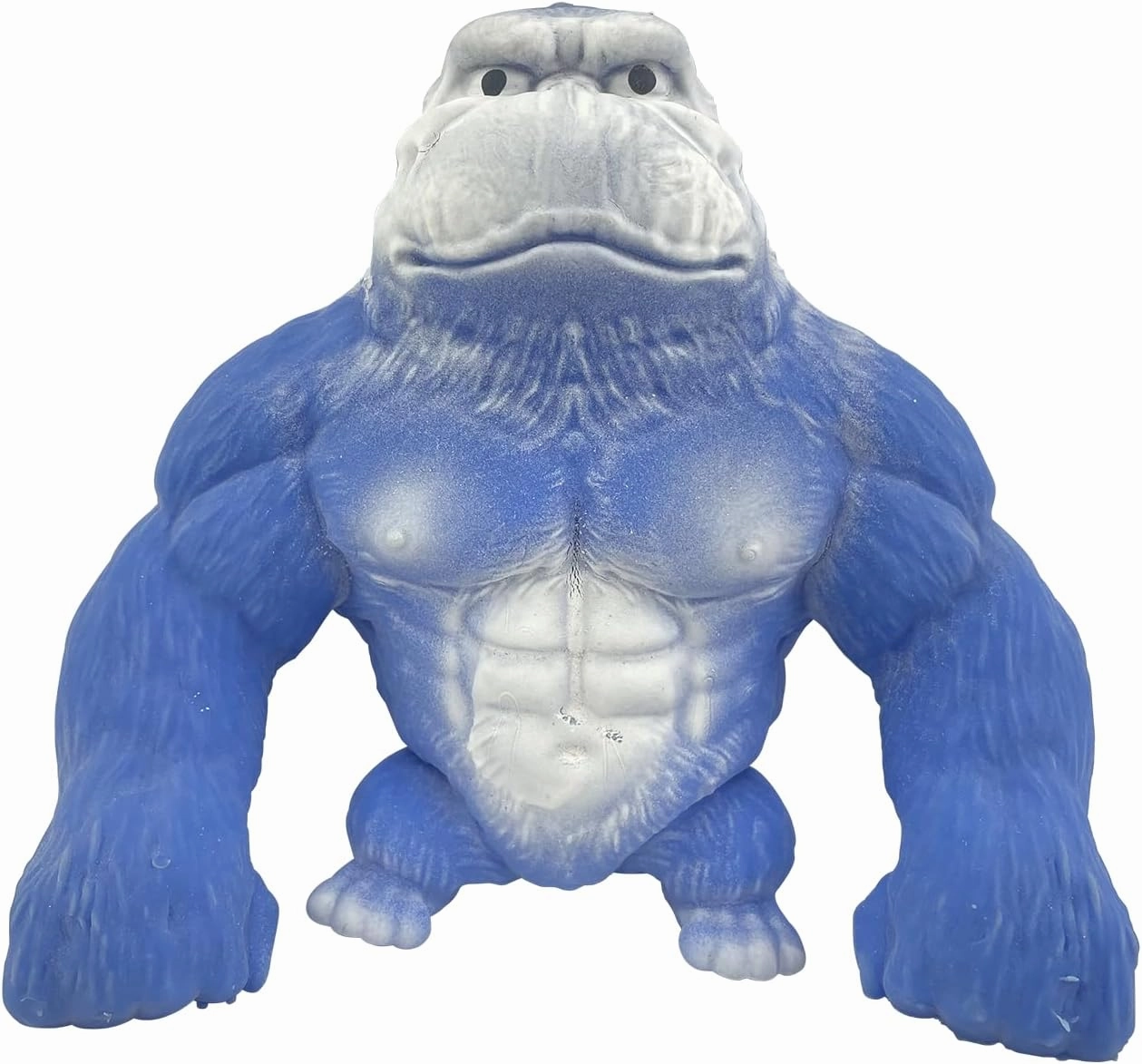 Stretchy Squishy Monkey Squeeze Toy Funny Gorilla Squishy Toy Stress Relief and Sensory Decompression Toy for Kids/Adults,Blue