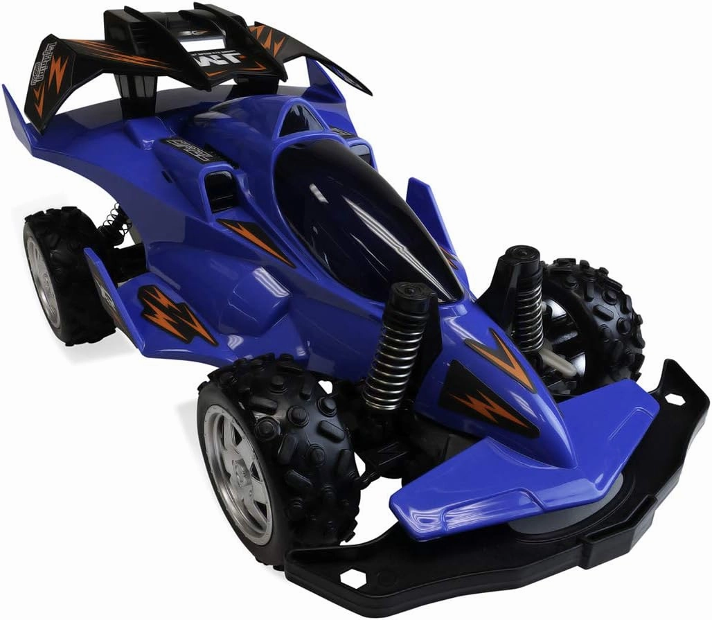 Sumac Remote Control Sports Car Super Drift Racer – High Speed, Full Function, Sounds and Lights for Gifting, Christmas, Holidays (Blue)