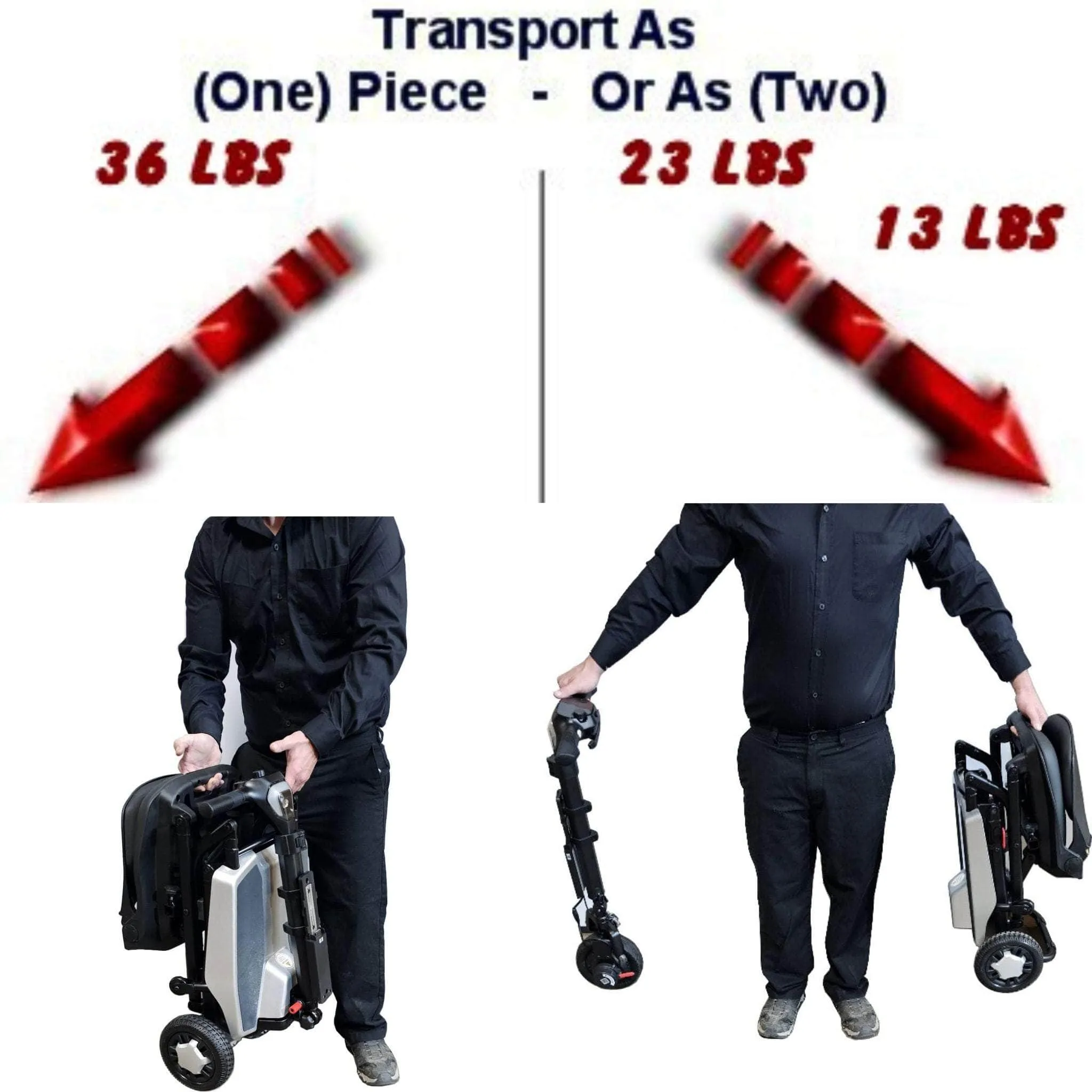 Super Light Flight Folding Mobility Scooter