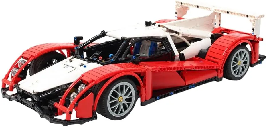 Supercar Model Building Blocks Set, MOC Collectible Racing Vehicle Toy for Teen Adult and Collections Enthusiasts, Creative Ornament Toy (Static Version/1568PCS), Type-2, 15HF54141RE