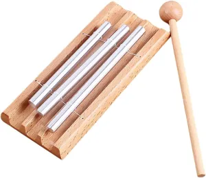 SUPVOX Strong Pull Wire Chime Boys and Girls Yoga Chime 3-Tone Educational Musical Toy