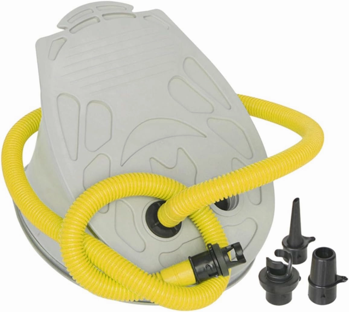 SUPVOX Foot Pump Air Inflator for Inflatable Beds Boats Canoes Multi-Purpose Air Pump Random Color