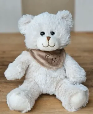 Susarts handmade Teddy Bear with scarf ''Canny''