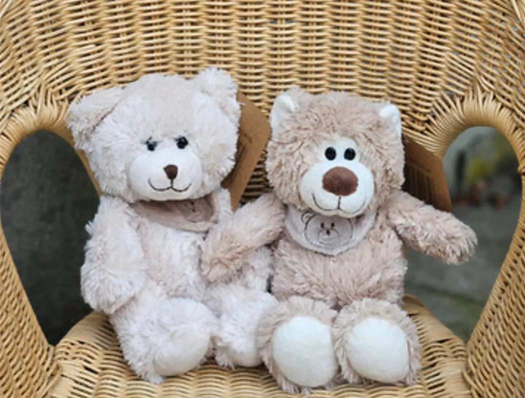 Susarts handmade Teddy Bear with scarf ''Canny''