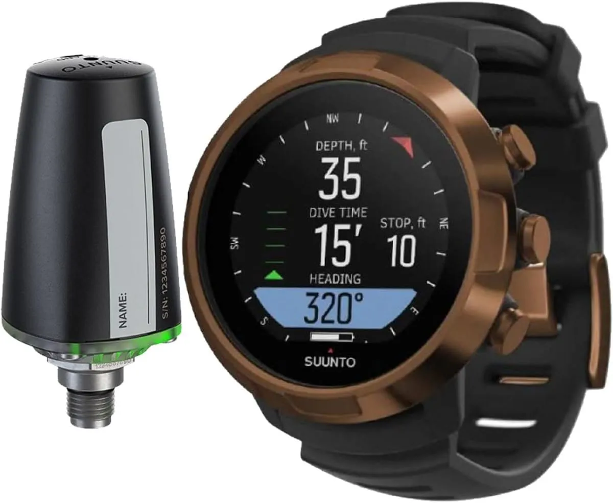 Suunto D5 Copper with USB Cable & POD PKG