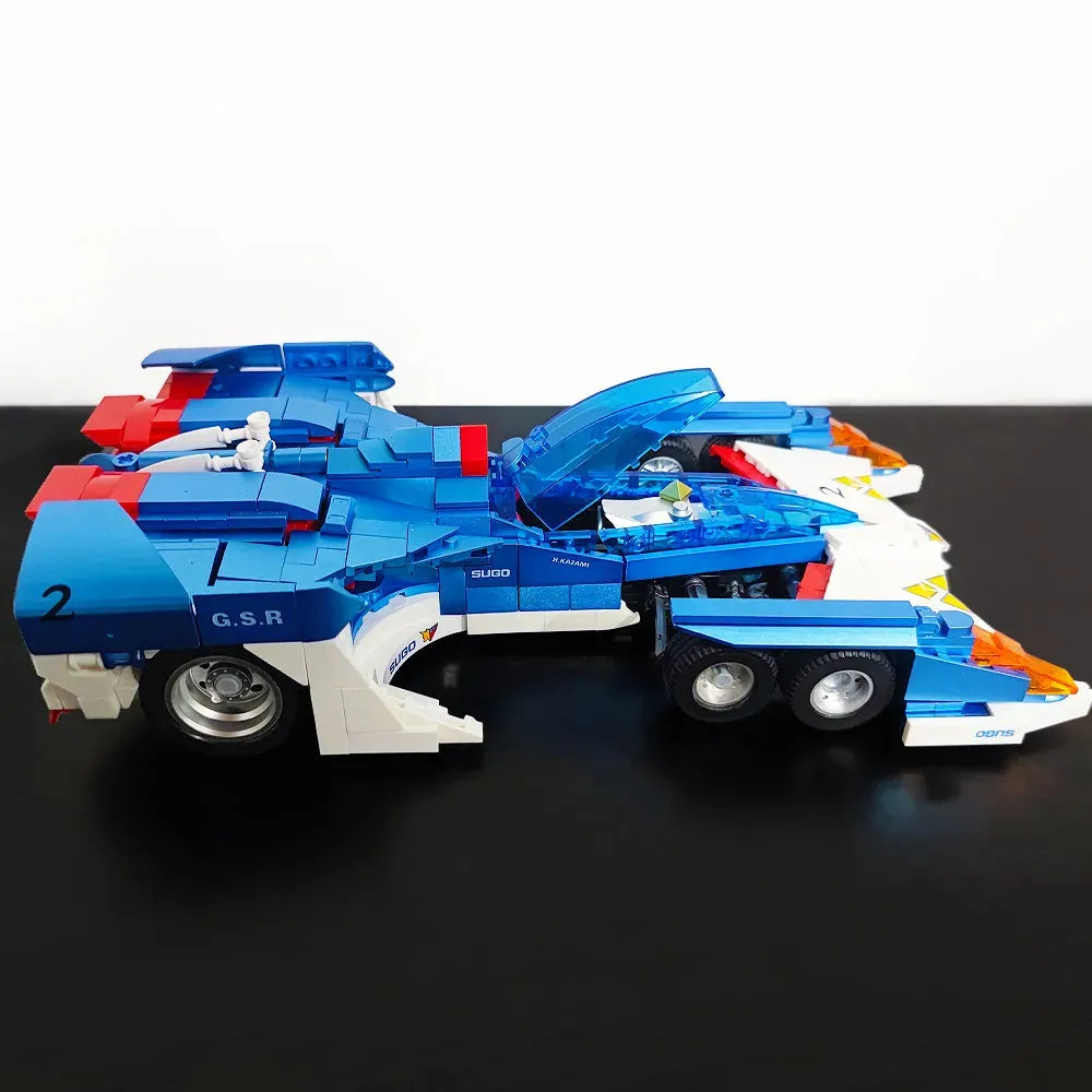 Tech MOC F1 SF 03 Formula One Racing Car Bricks Toy