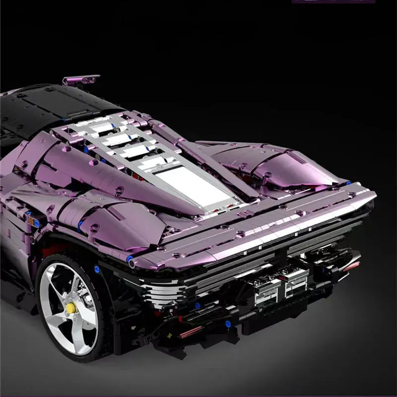 Tech MOC Ferrari Daytona SP3 Supercar Bricks Toys 006-1