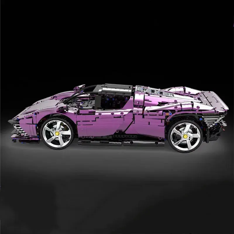 Tech MOC Ferrari Daytona SP3 Supercar Bricks Toys 006-1