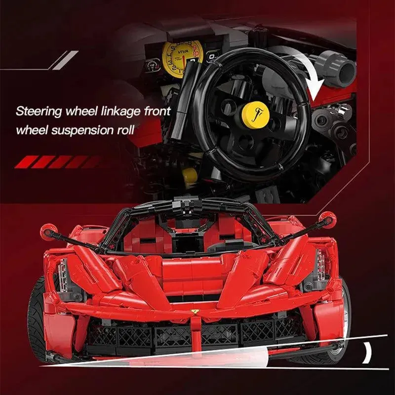 Tech MOC Ferrari LA Ferrari Super Racing Car Bricks Toy EU