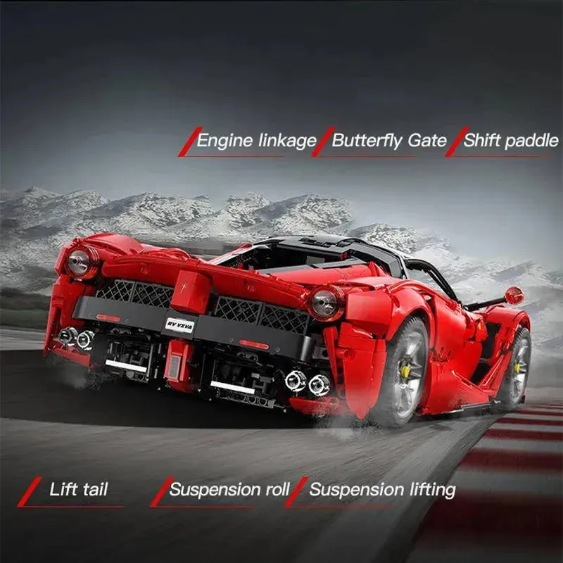 Tech MOC Ferrari LA Ferrari Super Racing Car Bricks Toy EU