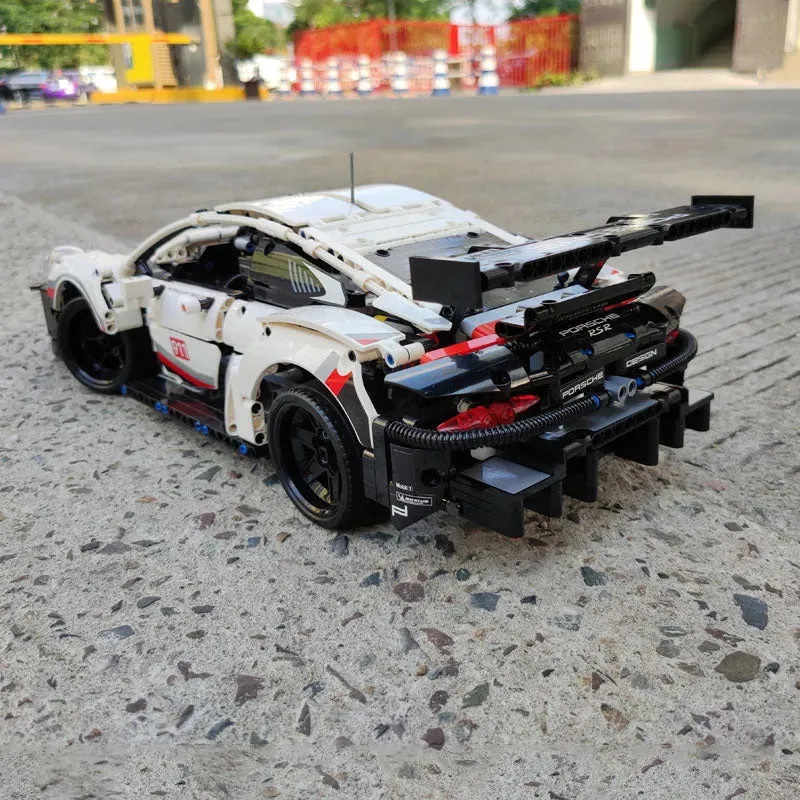 Tech MOC Porsche 911 RSR Racing Sports Car Bricks Toy 20097