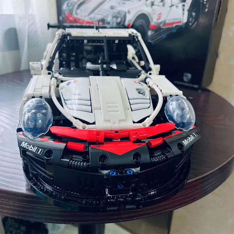 Tech MOC Porsche 911 RSR Racing Sports Car Bricks Toy 20097