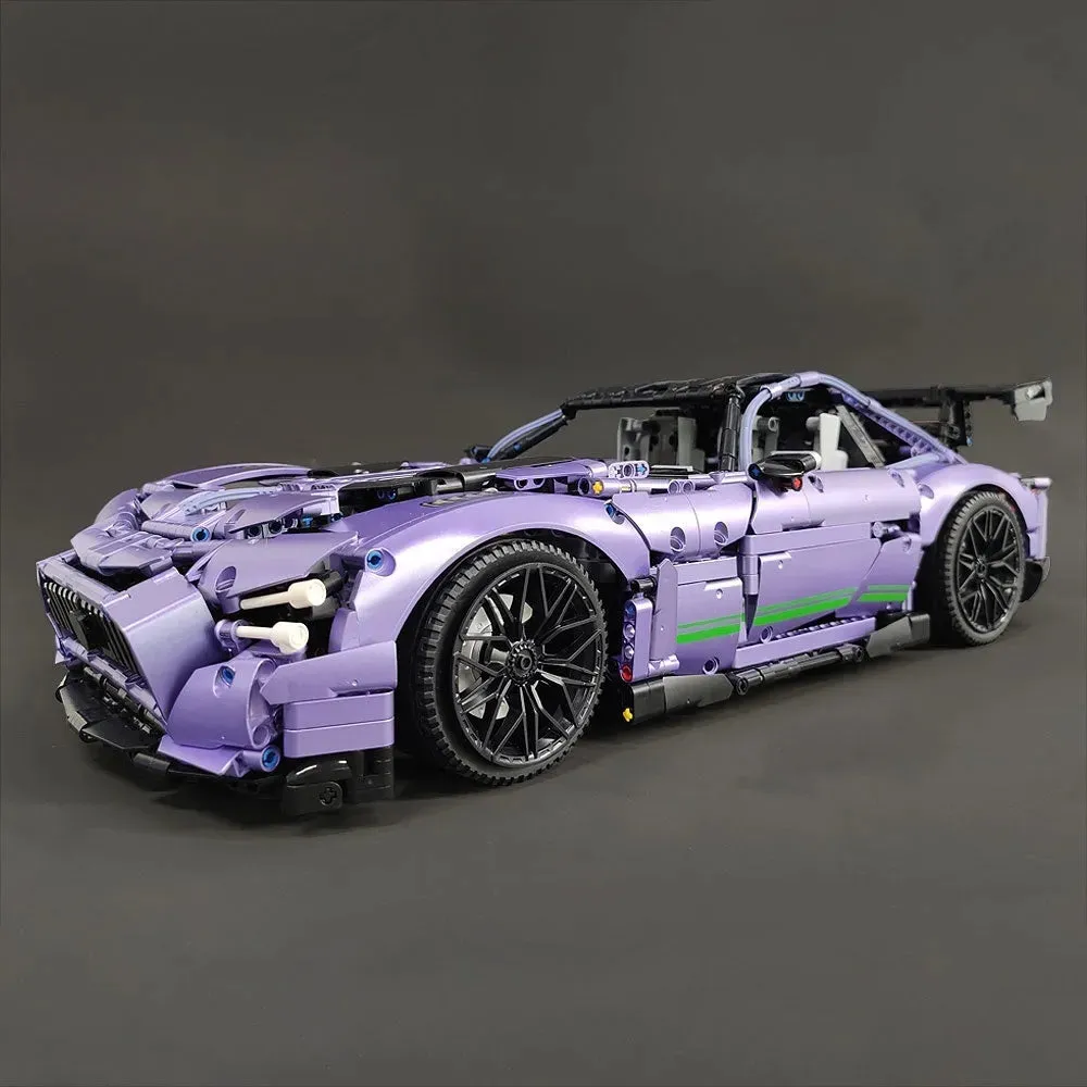 Tech Super MOC Concept Racing Sports Car Bricks Toy