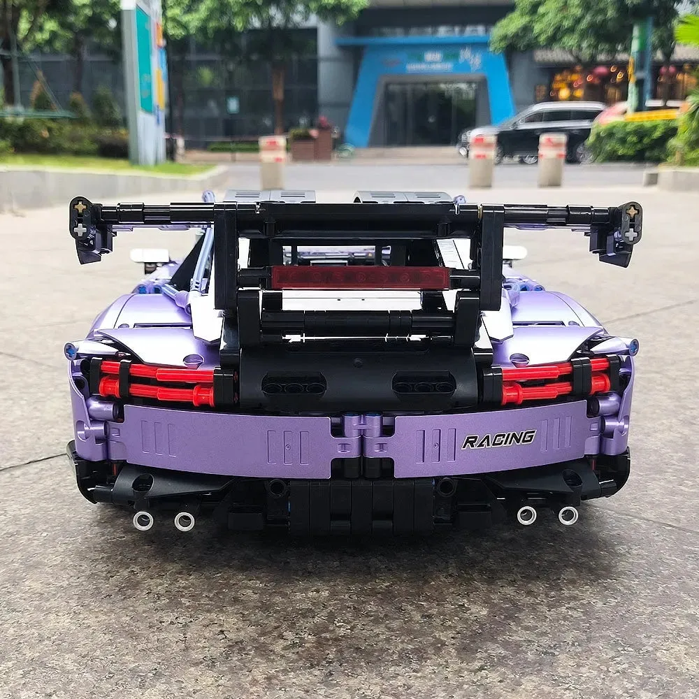 Tech Super MOC Concept Racing Sports Car Bricks Toy