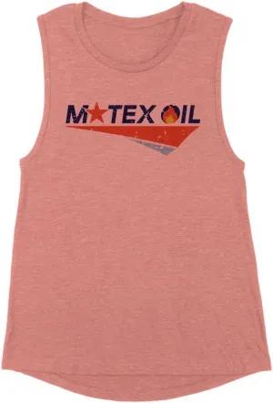 TeesAndTankYou Motex Oil Logo Women's Muscle Tank