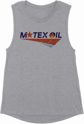 TeesAndTankYou Motex Oil Logo Women's Muscle Tank