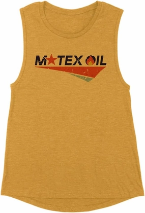 TeesAndTankYou Motex Oil Logo Women's Muscle Tank