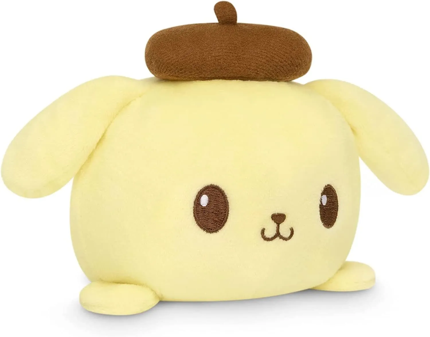 TeeTurtle - The Officially Licensed Original Sanrio Plushie - Pompompurin - Cute Sensory Fidget Stuffed Animals That Show Your Mood