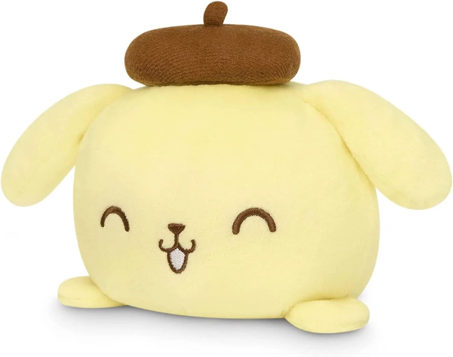TeeTurtle - The Officially Licensed Original Sanrio Plushie - Pompompurin - Cute Sensory Fidget Stuffed Animals That Show Your Mood
