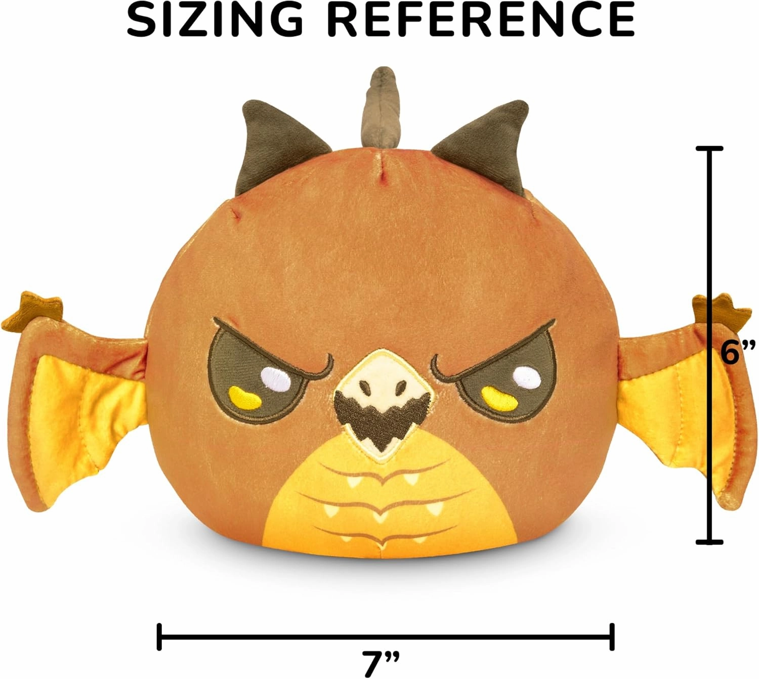 Teeturtle Godzilla Reversible 6" Rodan Plushie - Cute Kawaii Soft Stuffed Animal