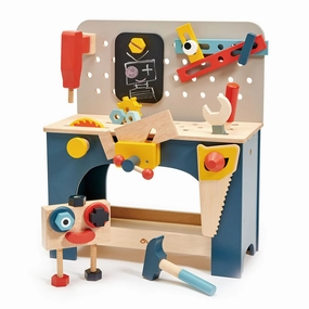 Tender Leaf Wooden Toy Table Top Tool Bench