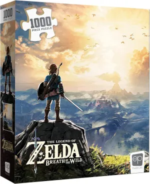 The Legend of Zelda "Breath of the Wild" 1000 Piece Jigsaw Puzzle Collectible Puzzle Featuring Link from The Legend of Zelda Video Game Officially Licensed Nintendo Merchandise
