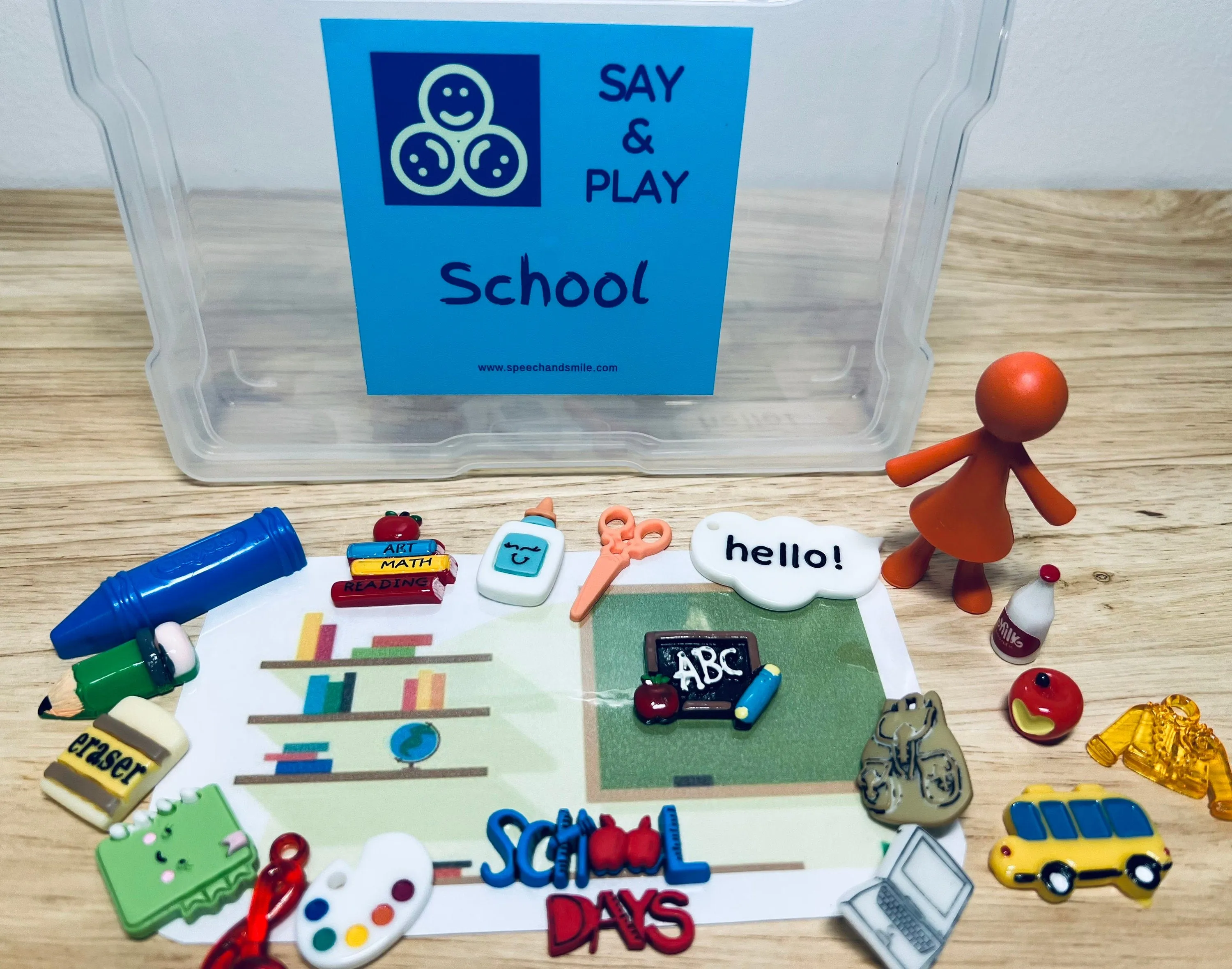 THEME MINI OBJECTS kit-Pick Your Theme-Speech Therapy Minis-Speech Minis Theme Play-Language Objects-Objects for Theme Vocabulary-Trinkets